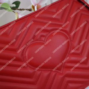 Gucci GG Marmont Pouch Red - Image 3