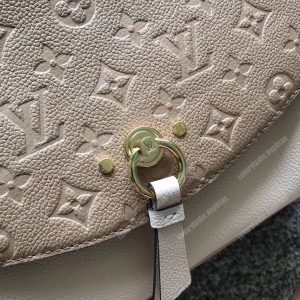 LV Blanche MM Monogram Empreinte Leather Papyrus Creme - Image 7