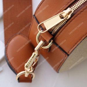 Gucci Vintage Canvas Shoulder Bag - Image 7