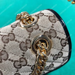 Gucci GG Marmont Small Shoulder Bag GG Canvas - Image 6