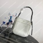 Prada Margit Leather Shoulder Bag White