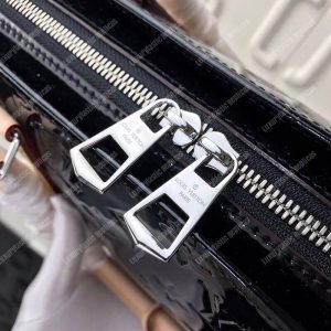 LV Monogram Vernis Neo Triangle Bag Black - Image 7