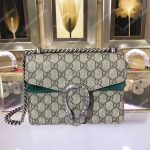 Gucci Dionysus Mini GG Shoulder Bag Beige Green