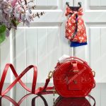 LV Mini Boîte Chapeau Rouge