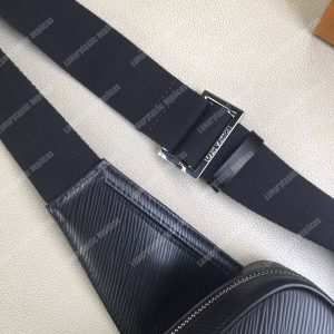 LV Geronimos Messenger Bag Epi Leather Noir - Image 7