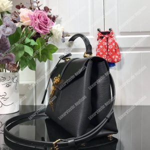LV Rose Des Vents PM Black Gold Padlock Handbag - Image 7