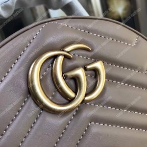 Gucci GG Marmont Quilted Leather Backpack Dusty Pink - Image 8
