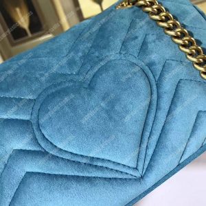 Gucci GG Marmont Embroidered Velvet Mini Bag Bee - Image 10