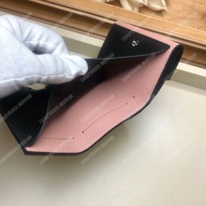 LV Lockmini Wallet Rose Ballet Blanc Maito Noir - Image 3