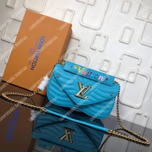 LV New Wave Chain Bag MM Malibu Green - Image 4