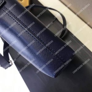 LV Pochette Grigori Cowhide Leather Dark Blue - Image 8