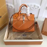 LV City Steamer PM Amaretto Orange/Iris Blue