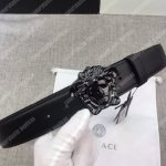 Versace Palazzo Belt with Black Medusa Buckle