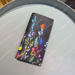 LV Flower Brazza Wallet Monogram Eclipse Canvas