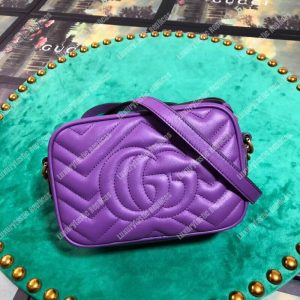 Gucci GG Marmont Matelassé Mini Bag Purple - Image 4