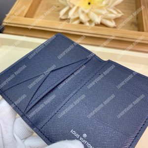 LV Pocket Organizer Epi Leather Marine Bleu Initals - Image 9