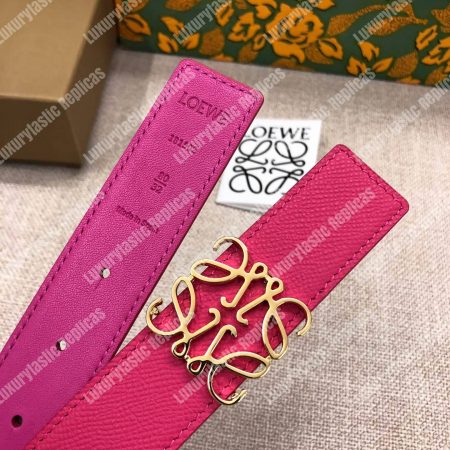 Loewe Anagram Belt 3.2Cm Pink - Image 7