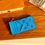 LV Coin Card Holder Blue