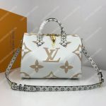 LV Speedy Bandouliere 30 Monogram Geant White
