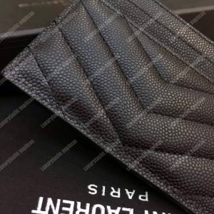 Saint Laurent Monogram Card Case Black - Image 8