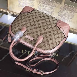 Gucci GG Canvas Top Handle Bag Light Pink - Image 7