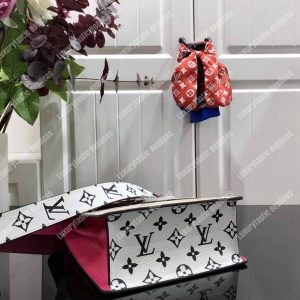 LV Spring Street Monogram Vernis Creme Beige - Image 4