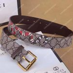 GG Supreme Belt With Kingsnake Print
