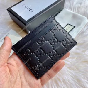 Gucci GG Marmont Card Case Metal Detail Black - Image 4