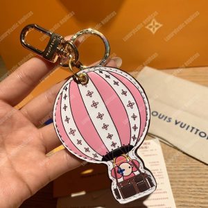 LV Vivienne Xmas Bag Charm And Key Holder Hot Air Balloon - Image 6