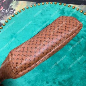 Gucci Gucci-Dapper Dan Belt Bag Brown with Ebony GG Pattern - Image 7