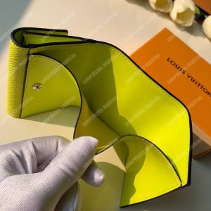 LV Discovery Compact Wallet K45 Taiga Monogram Jaune - Image 8