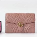Gucci GG Marmont Clutch Dusty Pink