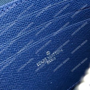 LV Discover Pochette K45 Taiga Monogram Navy Blue - Image 8