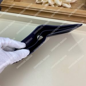 LV Multiple Wallet Epi Leather Marine Bleu Initials - Image 7