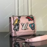 LV Twist MM Epi Leather Travel and Trunk-Making Heritage Pink