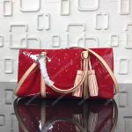 LV Monogram Vernis Neo Triangle Bag Red