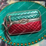 Gucci Zumi Clutch Metallic Red/Green