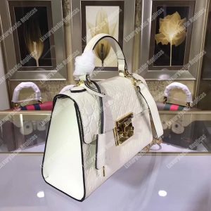 Gucci Padlock Small Signature Top Handle Bag White - Image 3