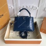 LV Capucines BB Crocodilien Brillant Ocean Blue