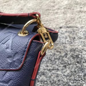 LV Blanche MM Monogram Empreinte Leather Marine Rouge - Image 5