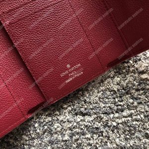 LV MyLockMe Compact Wallet Rose Boudoir Lie de Vin - Image 6