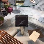 LV LockMe II Compact Wallet Taurillon Leather Noir