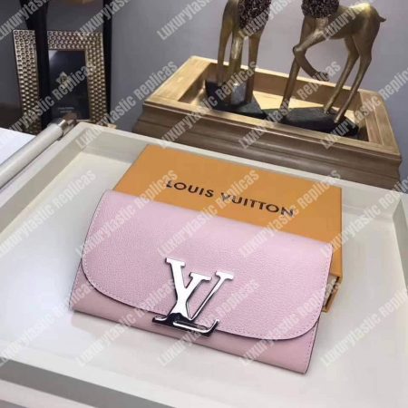LV Vivienne LV Long Wallet Rose Ballerine - Image 7