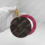 LV Mirror Bag Charm & Key Holder Monogram/Fuchsia