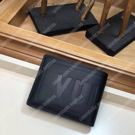 LV Fall-Winter 2018 Multiple Wallet Dark Infinity Leather - Image 6