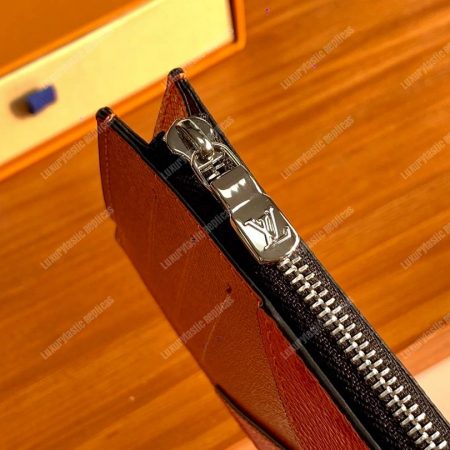 LV Coin Card Holder Orange - Image 6