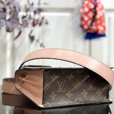 LV Spring Street Monogram Vernis Rose Ballerine - Image 4