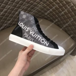 LV Tattoo Sneaker Boot Black - Image 8