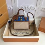 LV City Steamer Mini Blue/Beige