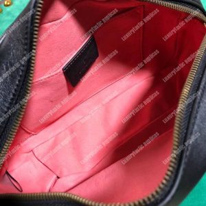 Gucci GG Marmont Small Matelassé Shoulder Bag Black and White - Image 8